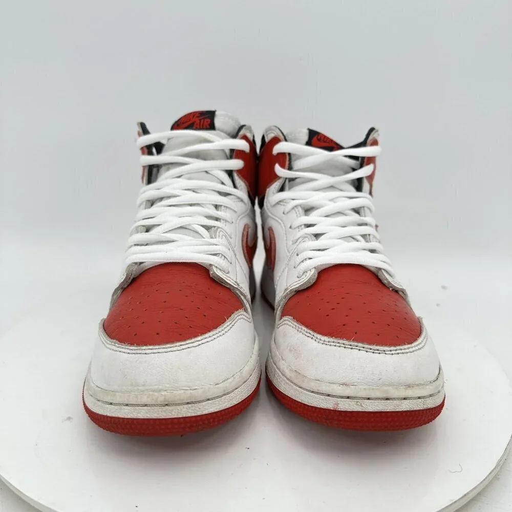 Nike Air Jordan 1 Retro High Youth Size 7Y Women 8.5 575441-161 Red White Shoes